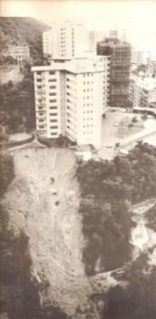 Chater Hall Landslide