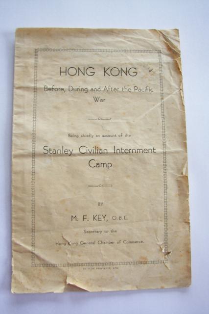 Cover Page of Booklet 'HONG KONG Before, During and After the Pacific War'