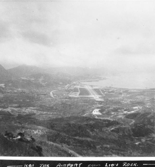 view from Lion Rock 1957