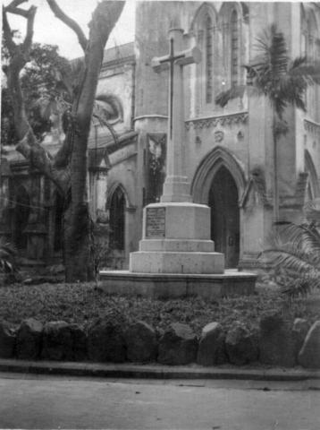 1920s The War Memorial Cross of St. John's Cathedral (Original Memorial)