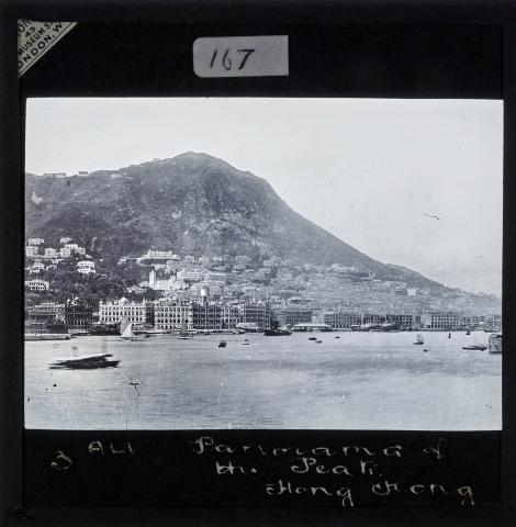 1909 Panorama of the Peak. Hong Kong
