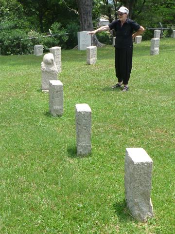 Gravestones in Stanley Cemetery