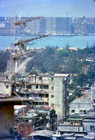 1979 - view from Harmony Court, Tai Hang Road 