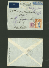 A letter cover from Mr. F.A. Kaufmann to Mrs. C.E. Kaufmann during WWII (28-08-1941)