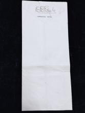 A letter envelope of Hongkong Hotel sent to Philadelphia, USA on 20 February 1918