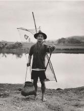paddy field fisherman ping shan 1954