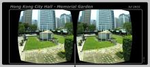 Stereograph : City Hall Memorial Garden
