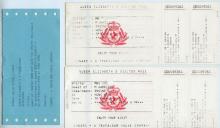 QE2 liner visitor's boarding passes 1992 & 1995