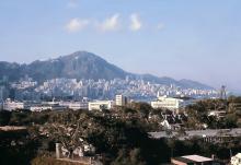 1968 Hotel Miramar - View of Hong Kong Island