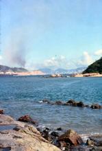 1980 - view to Hong Kong Island from Ma Wan
