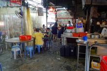 Inside the Woosung street bazaar