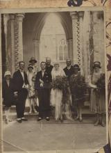 wedding of K.K.Staple and Martha Jane Warbrick, 14.11.1927
