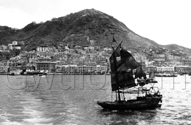 c.1955 View of HK from harbour