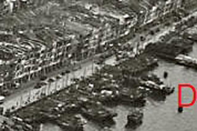 Waterfront near Sutherland Street pier 1950s