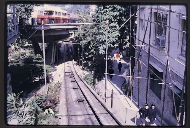 peak tram track 1967