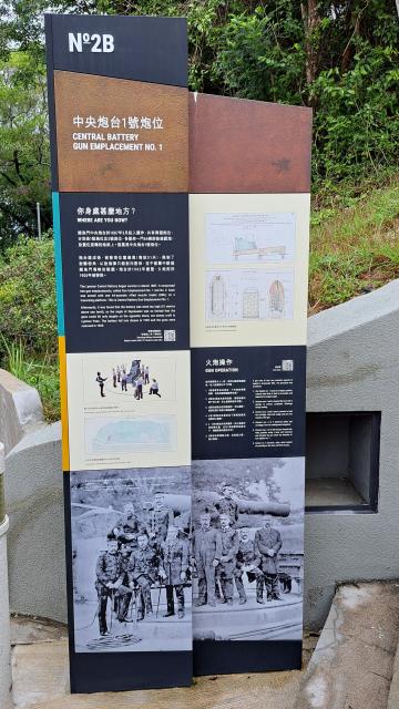 Notice board at Museum of Coastal Defence