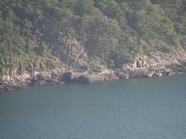 Magazine Island, from higher up the slope