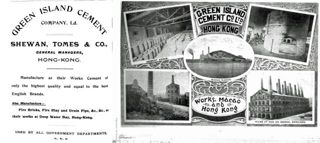 Green Island Cement Company advert 1906