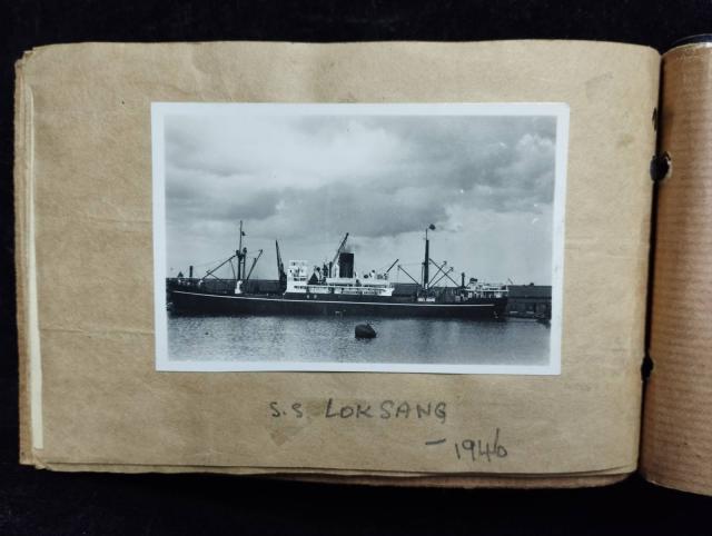 Master William Thompson Rochester’s photos of S.S. ‘Lok Sang’ of ICSN at Victoria Harbour in 1946 (3)