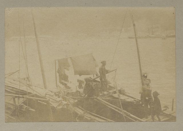 View of Boats in Hong Kong Harbour