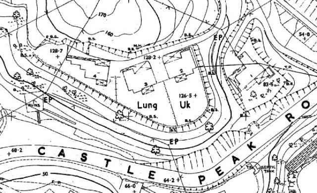 Lung Uk (1970 outline map)