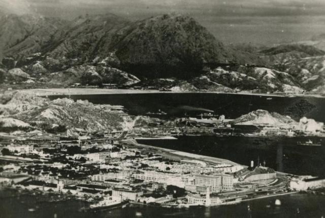 kowloon bay aerial view