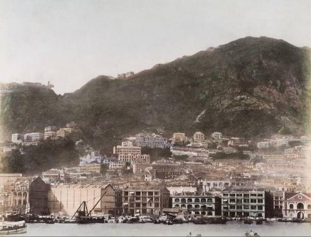 hong kong harbour 1890s