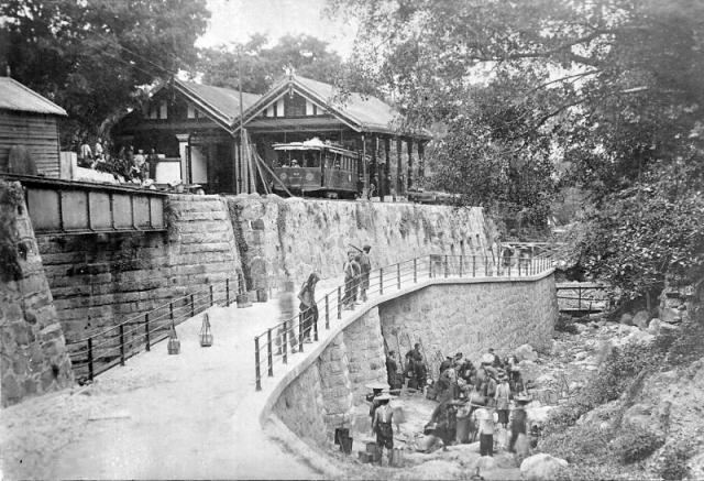 1890s Lower Peak Tram Terminus & Albany Nullah