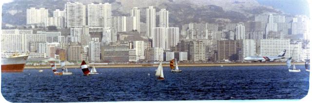 L-8 racing. Royal Hong Kong Yacht club race.  