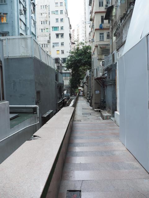 Back wall of Man Chung Terrace