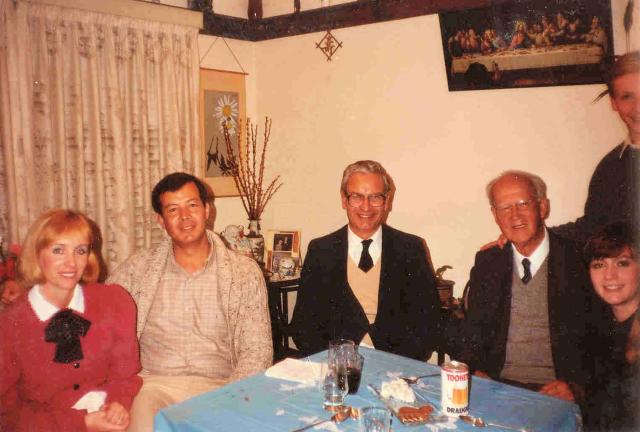 Tony visiting family in Australia 1986