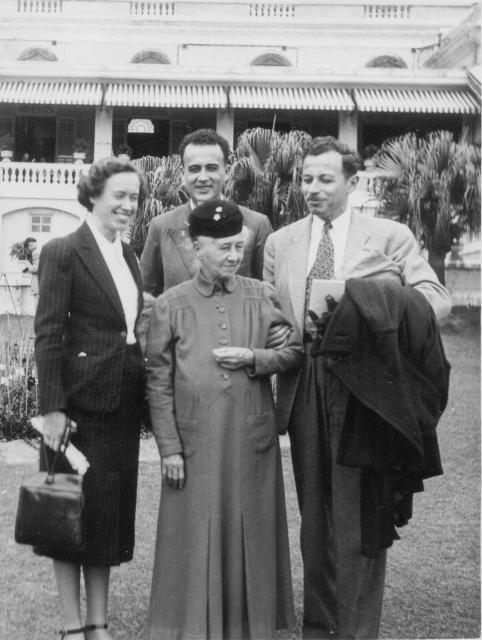 Olive Braga with three of her children.