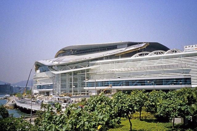 Convention & Exhibition centre roof construction nearly completed-1997