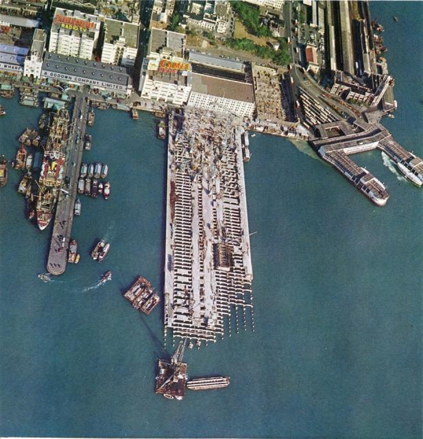 Ocean Terminal under construction circa 1964-65