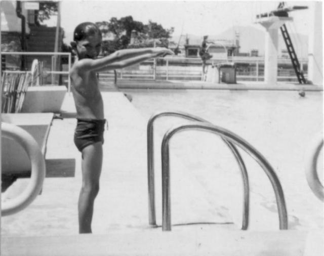 Robert Keates at the LRC Pool