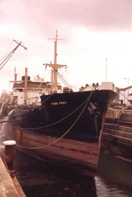 1962 - s.s.Tung Feng drydocked at the Taikoo Dockyard