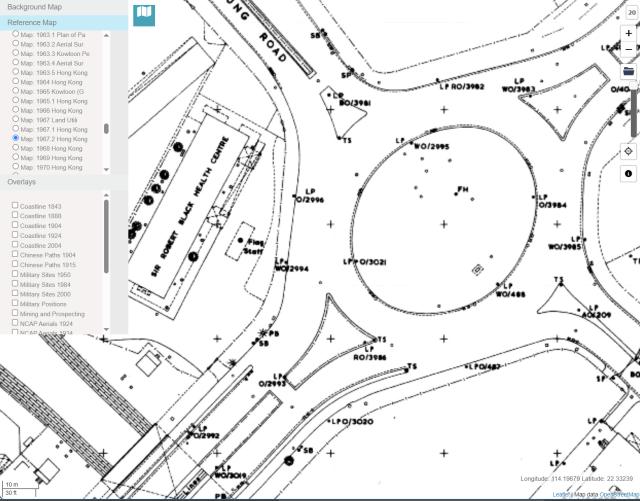 1967 map heavy draw off hydrant 30