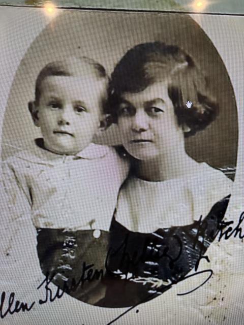 Ellen Kirsten Ritchie (née Olson) and “Sonny Boy”