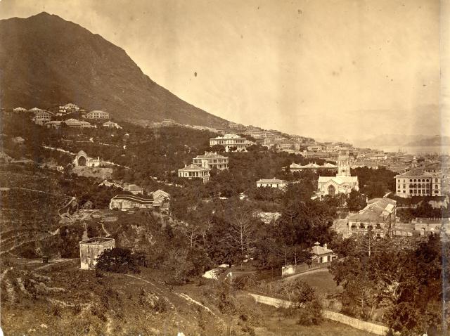 Panoramic view of Hong Kong in two sheets (part 1)