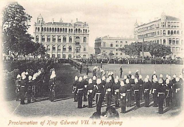 1901 Proclamation of King Edward VII at Hong Kong Cricket Club
