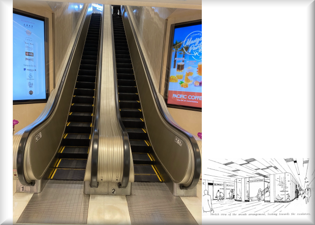 the oldest escalator in Hong Kong, still in active use 