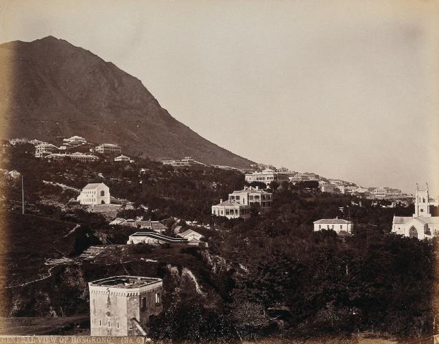 Hong Kong: view from above Scandal Point looking west