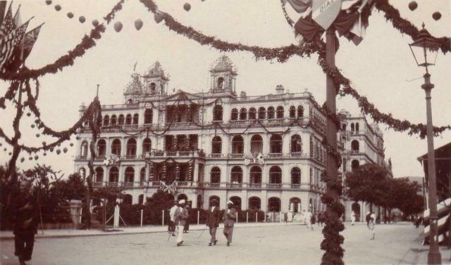 1919 Peace Day Celebrations, Statue Square, Chater Road