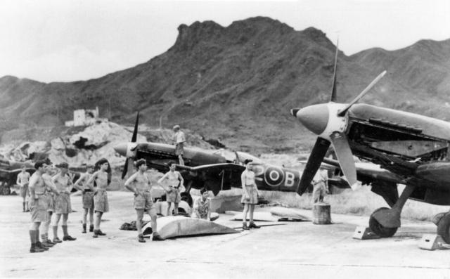 1940s Spitfires at Kai Tak