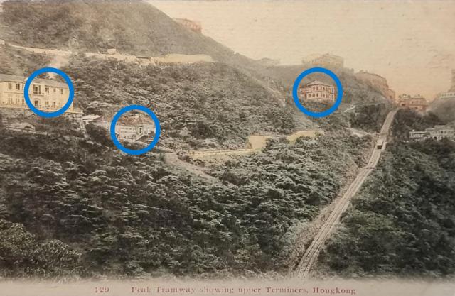 buildings on the peak