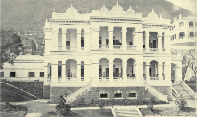 Douglas Villa, view from Caine Road 