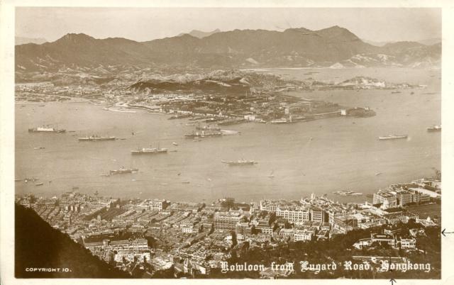 View of Kowloon from Lugard Road Hong Kong