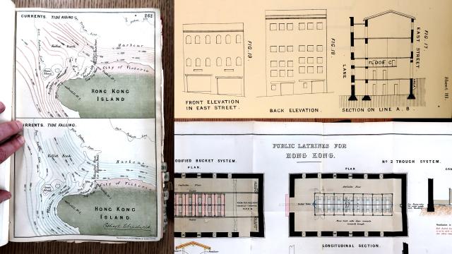 Tidal currents / East Street building / Latrine plans