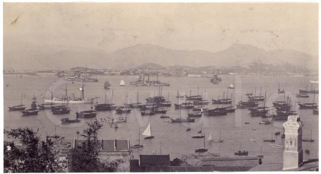 "Hong Kong Harbour from R.N.H."