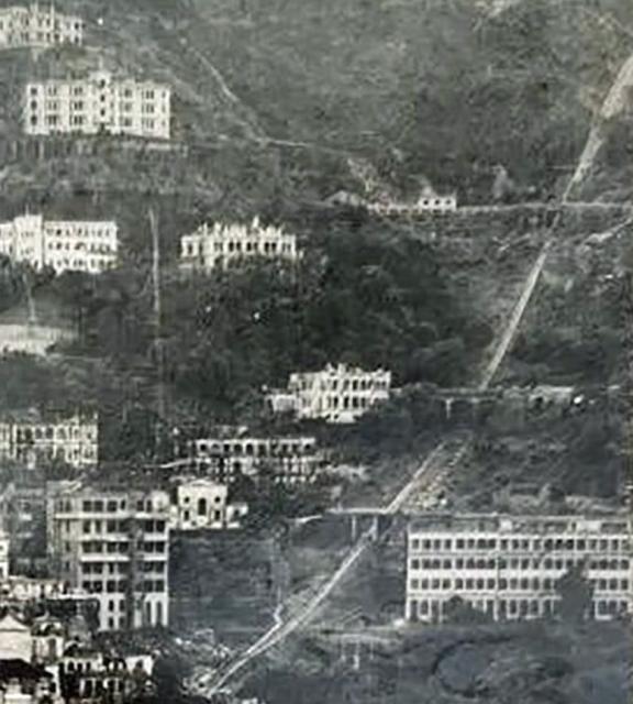 Bridges over Peak Tram 1945/46